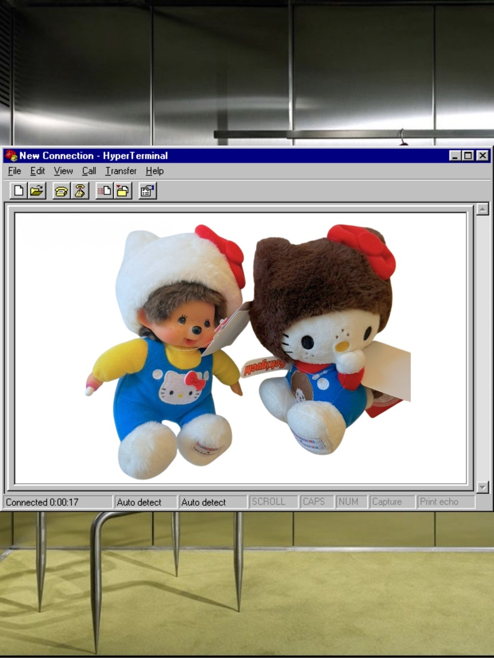 Hello Kitty x Monchhichi Set Limited Edition NWT